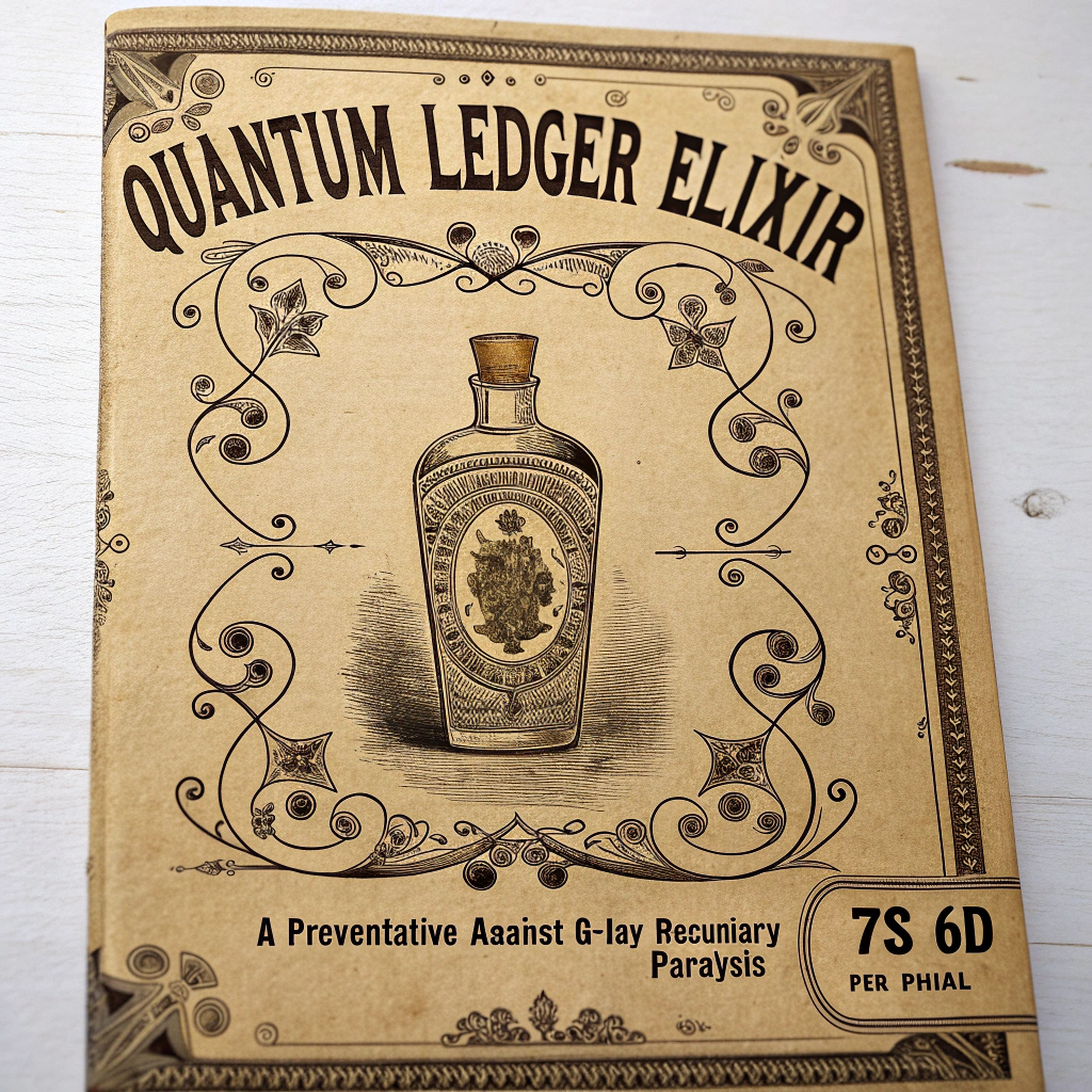 Illustration for: THE MARVELLOUS QUANTUM-LEDGER ELIXIR: A Preventative Against Q-Day Pecuniary Paralysis
