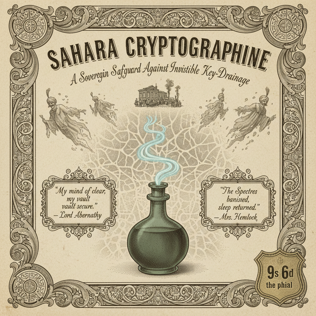 THE SPECTRAL CRYPTOGRAPHICK TONIC: A Sovereign Safeguard Against Invisible Key-Drainage