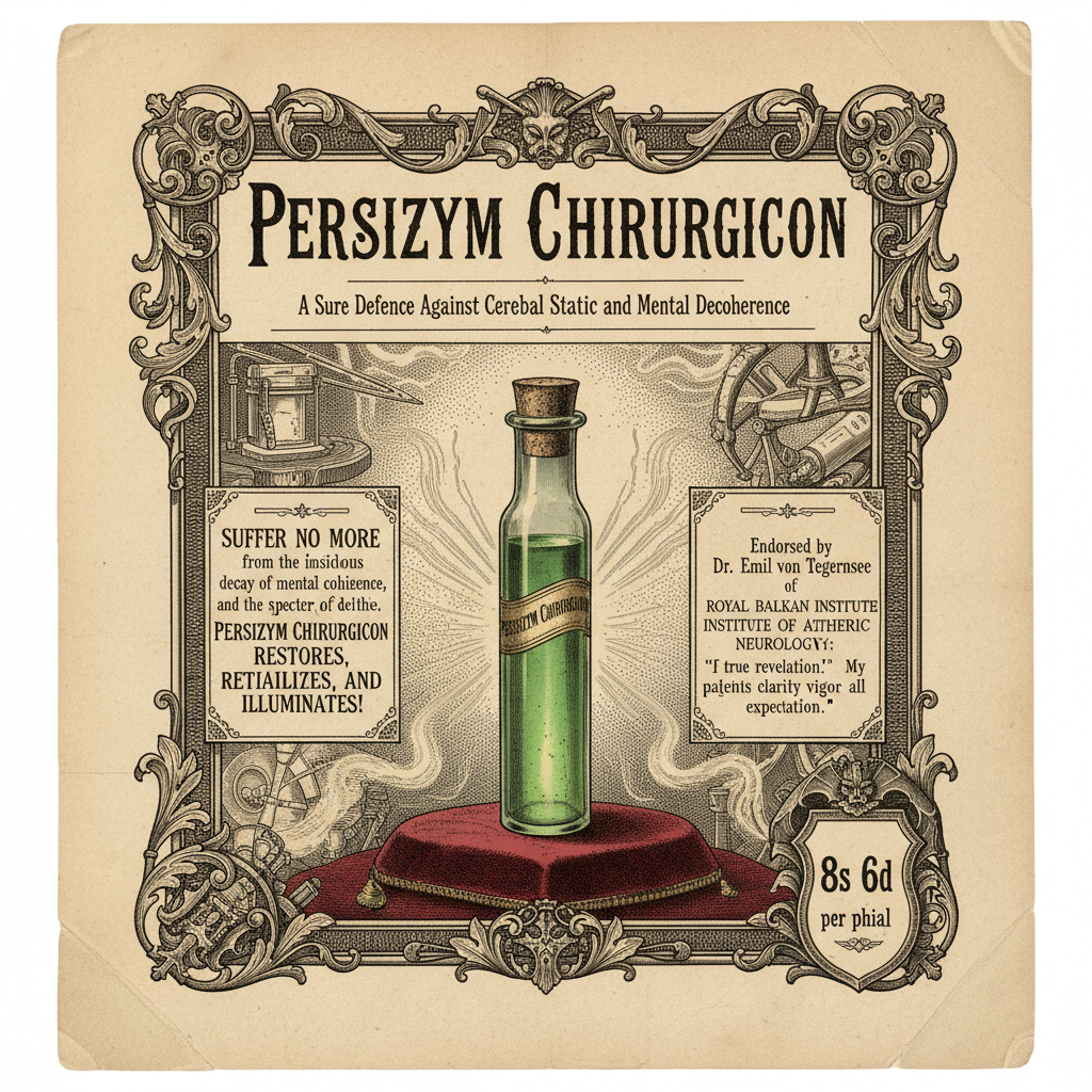 THE INVINCIBLE NEUROZYM: A Sure Defence Against Cerebral Static and Mental Decoherence