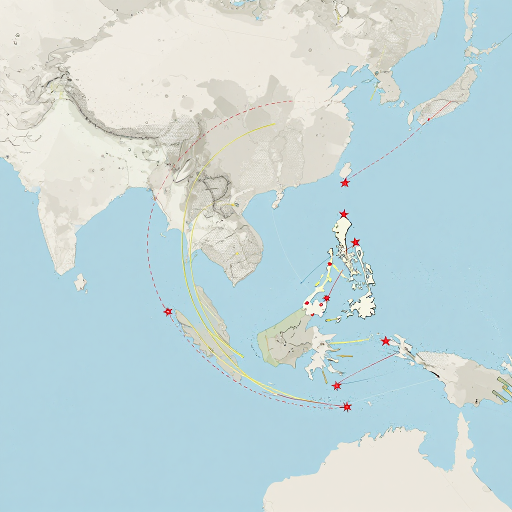 Illustration for: THREAT ASSESSMENT: U.S.-Philippine Base Expansion Falls Short, Delaying Strategic Shift in Indo-Pacific Illustration for: THREAT ASSESSMENT: U.S.-Philippine Base Expansion Falls Short, Delaying Strategic Shift in Indo-Pacific