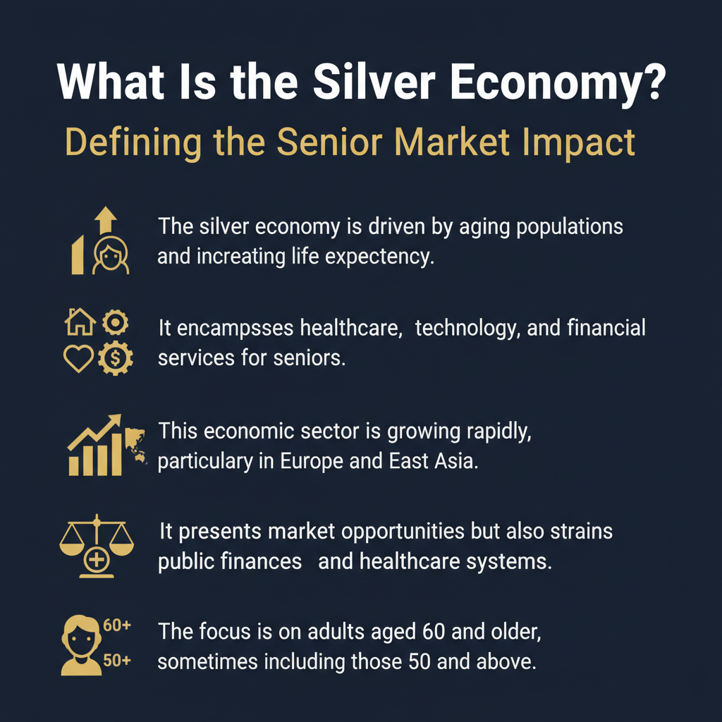 Infographic: What Is the Silver Economy? Defining the Senior Market Impact